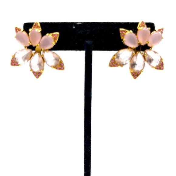 Multi changeable Crystal Earrings - Picture 1 of 4